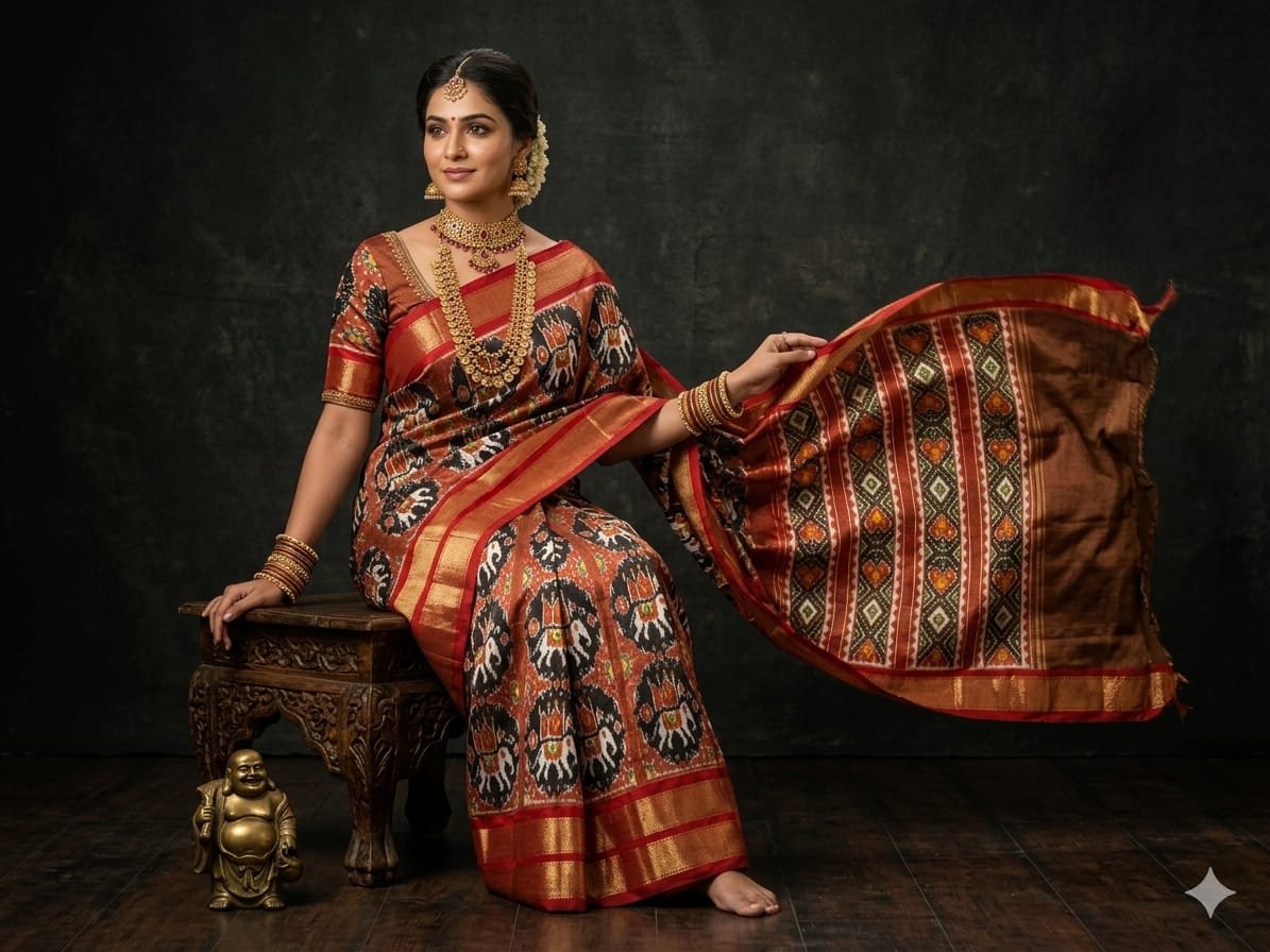 Full tissue designer saree - PGMRY27-FTHSIDSCD-02
