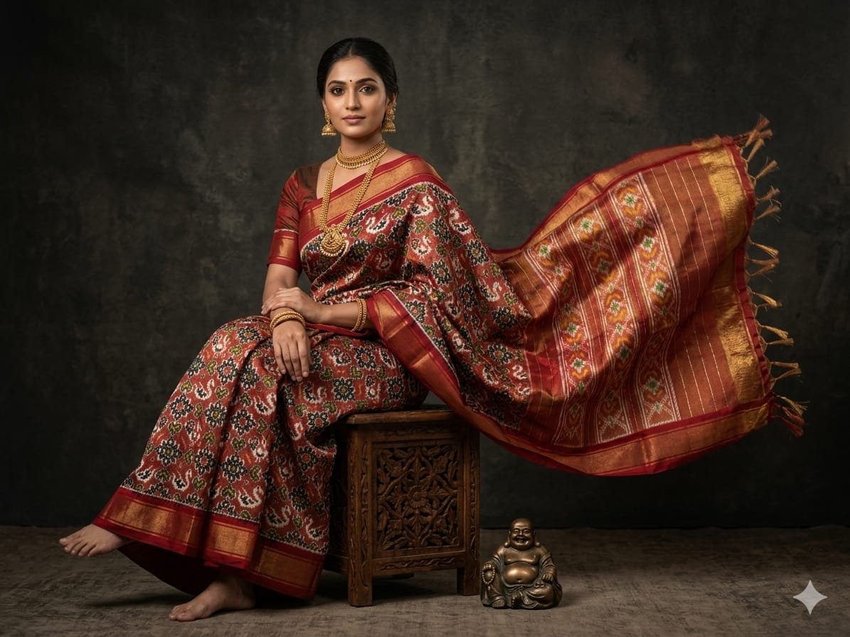 Full tissue designer saree - PGMRY27-FTHSIDSCD-03