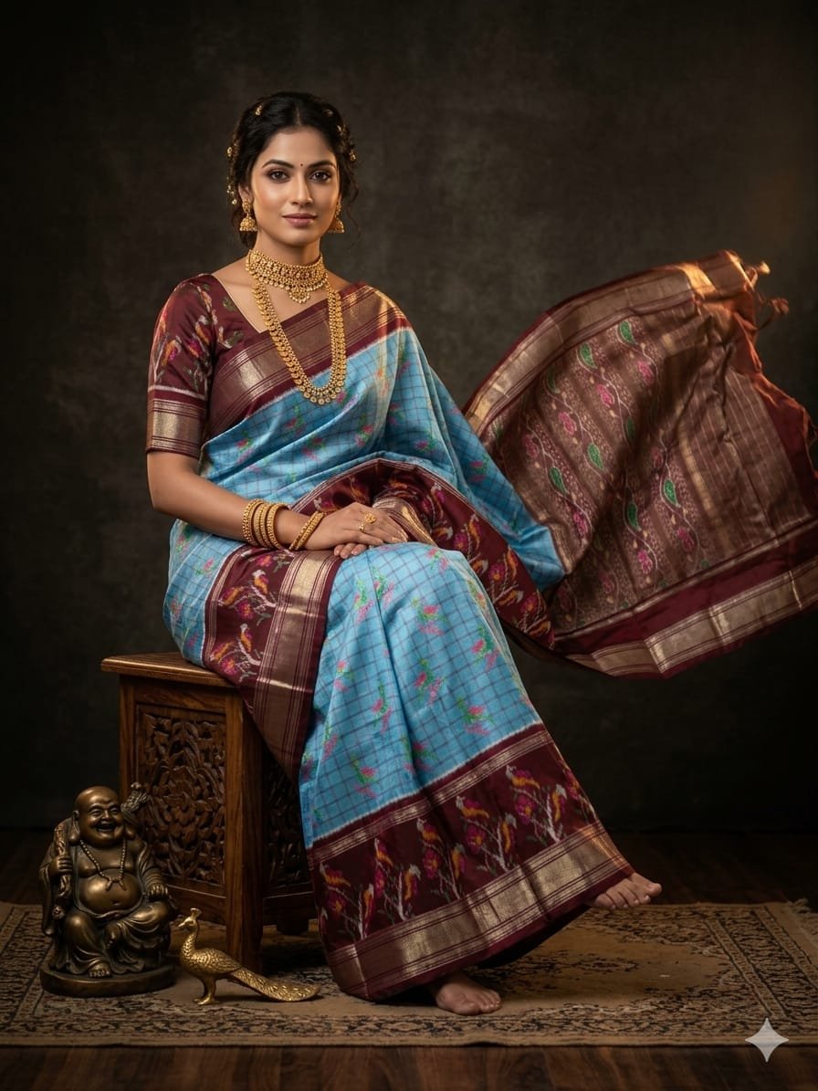 Full tissue designer saree - PGMRY27-FTHSIDSCD-08