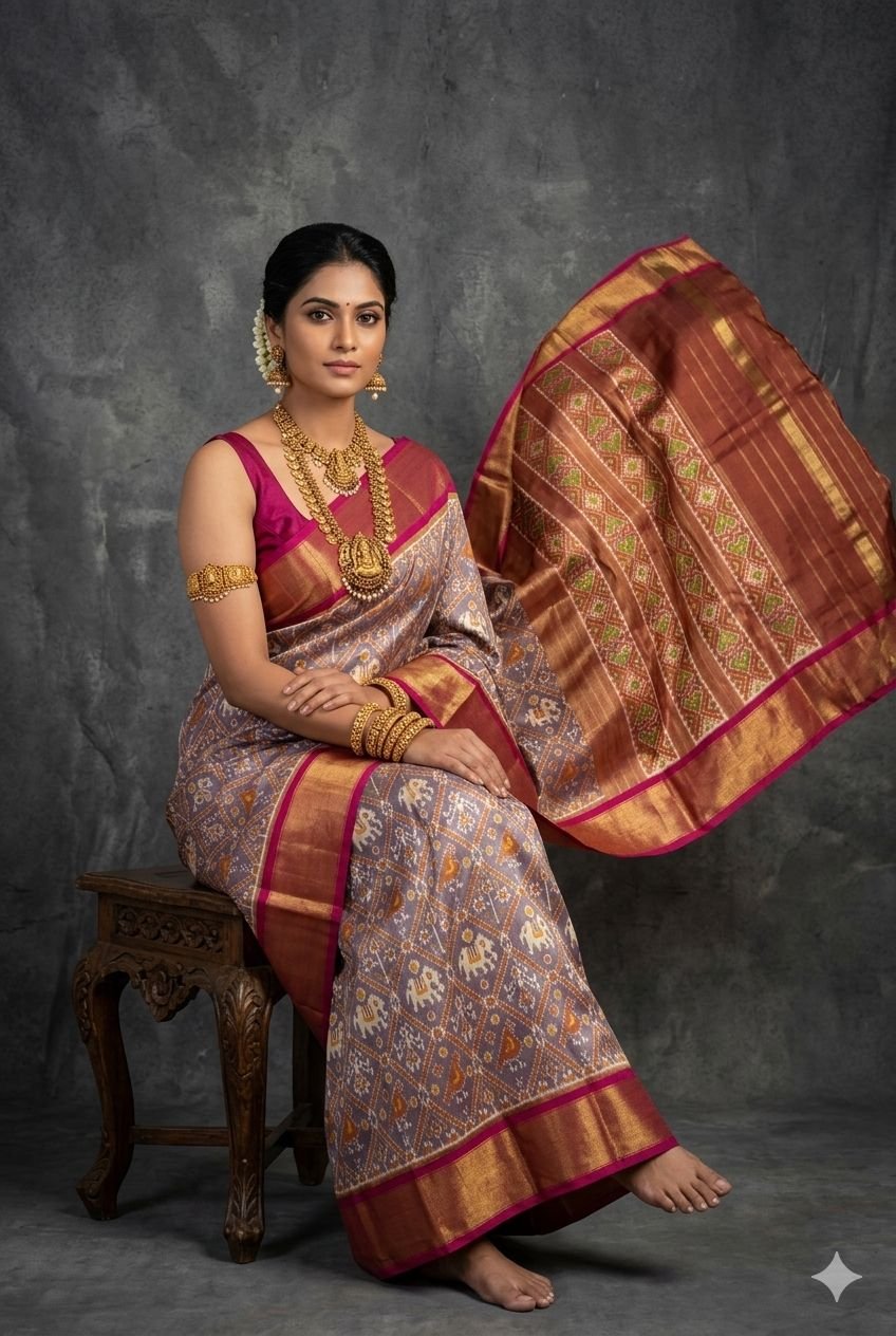 Full tissue designer saree - PUSNY08-FTHSIDSCD-05