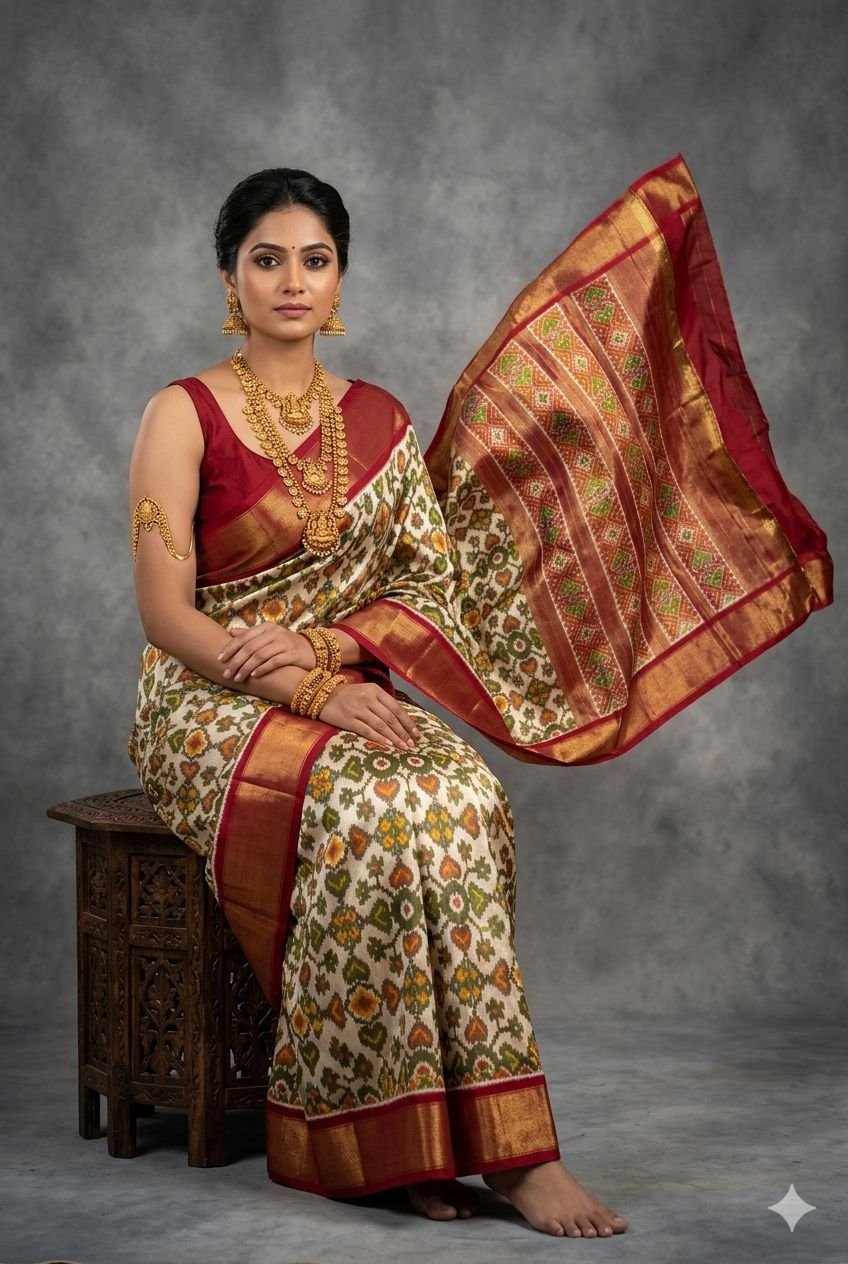 Full tissue designer saree - PUSNY08-FTHSIDSCD-10