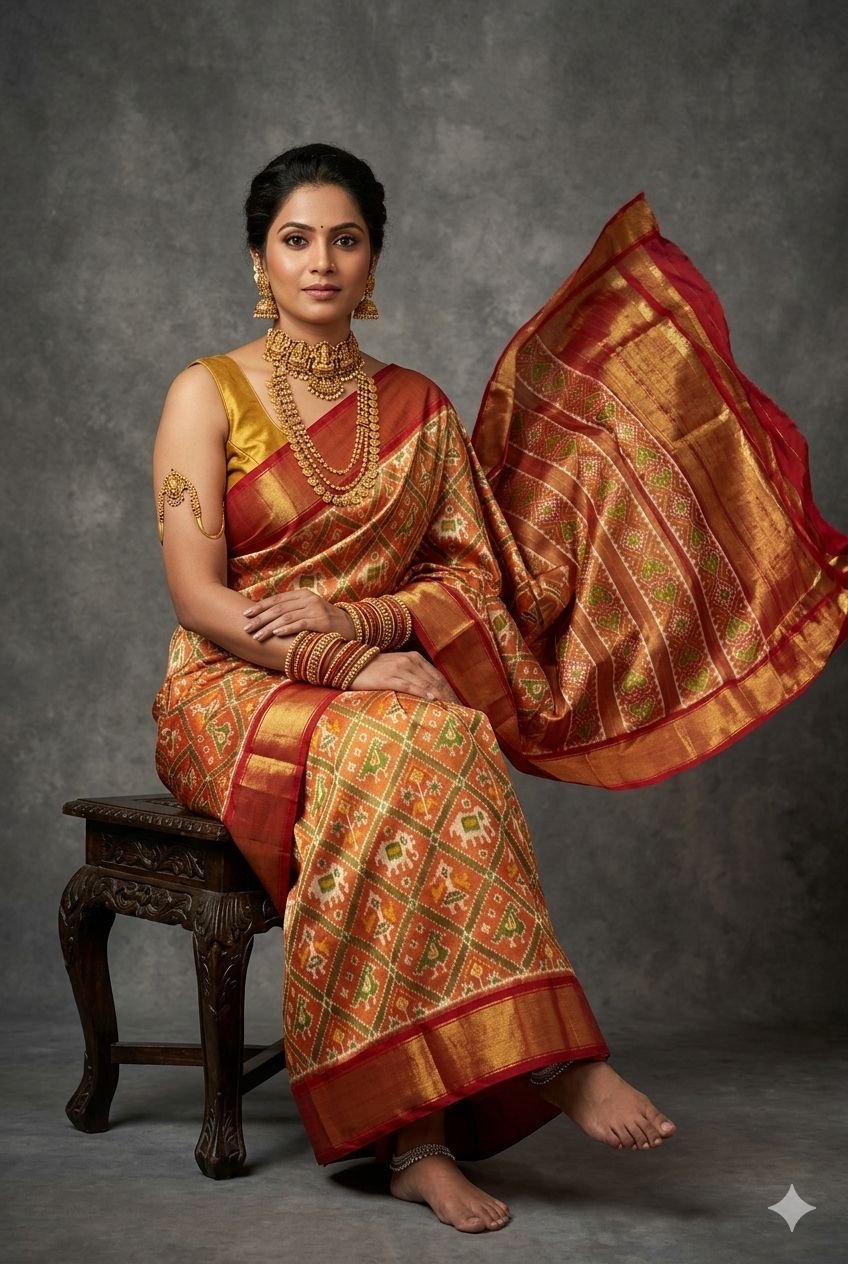 Full tissue designer saree - PUSNY08-FTHSIDSCD-17