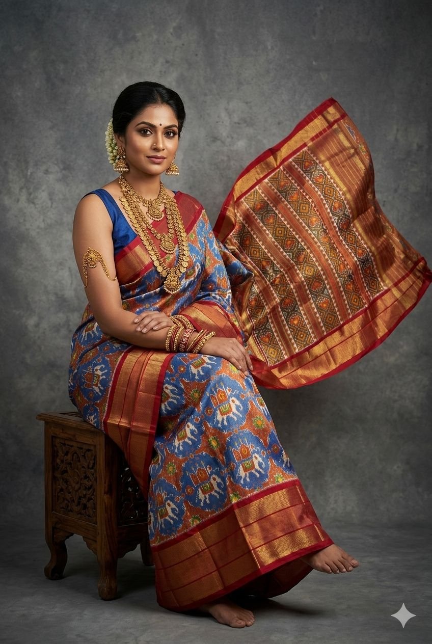 Full tissue designer saree - PUSNY08-FTHSIDSCD-20
