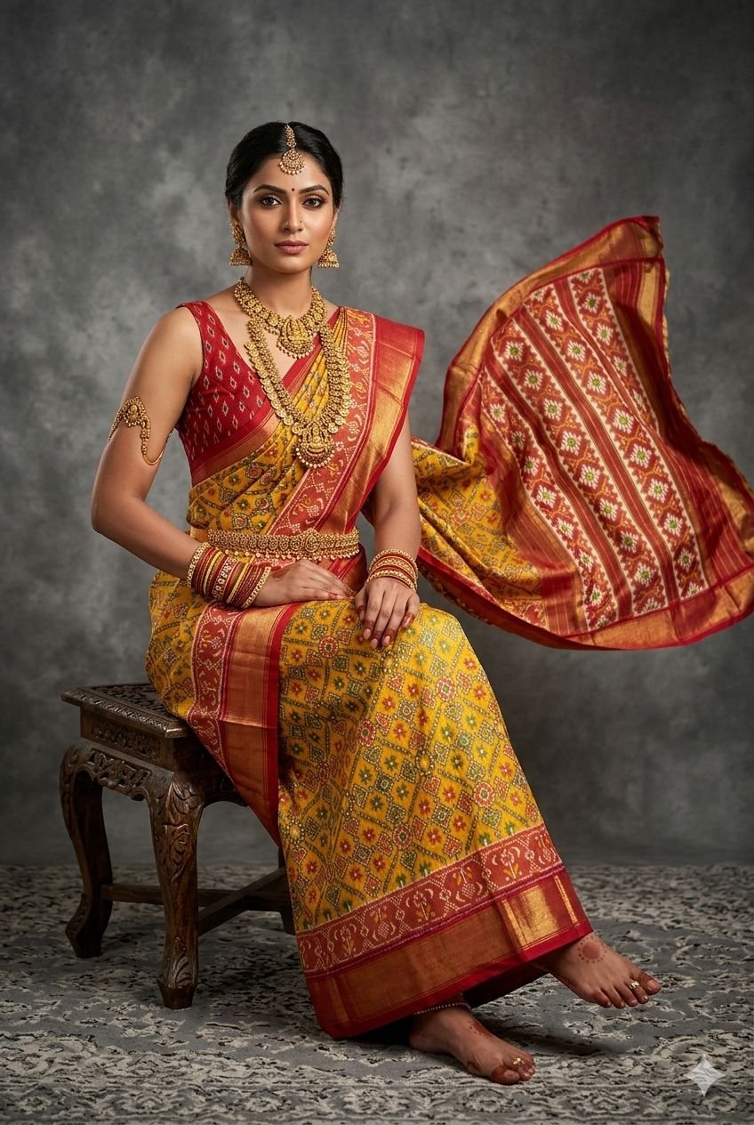 Full tissue designer saree - PUSNY25-FTHSICSCD-02
