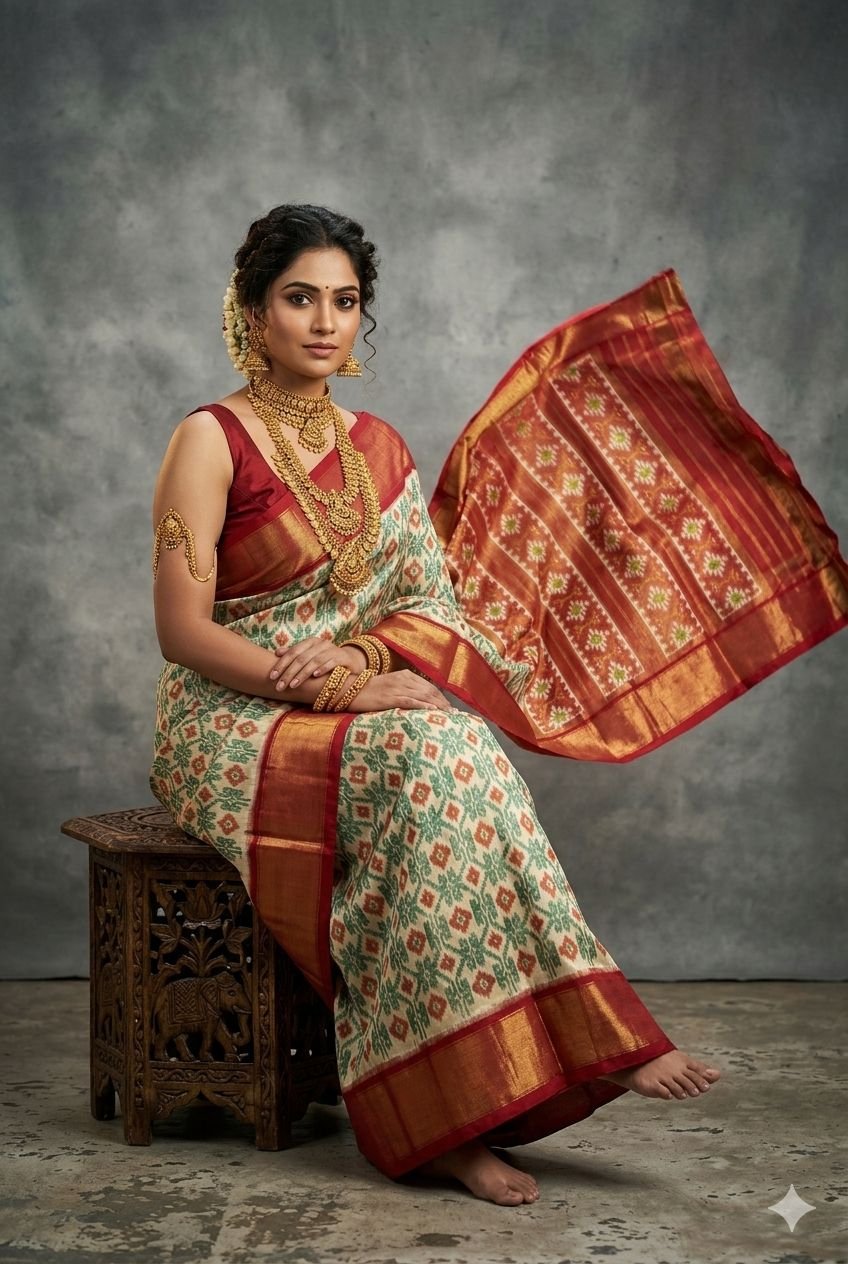 Full tissue designer saree - PUSNY25-FTHSICSCD-06