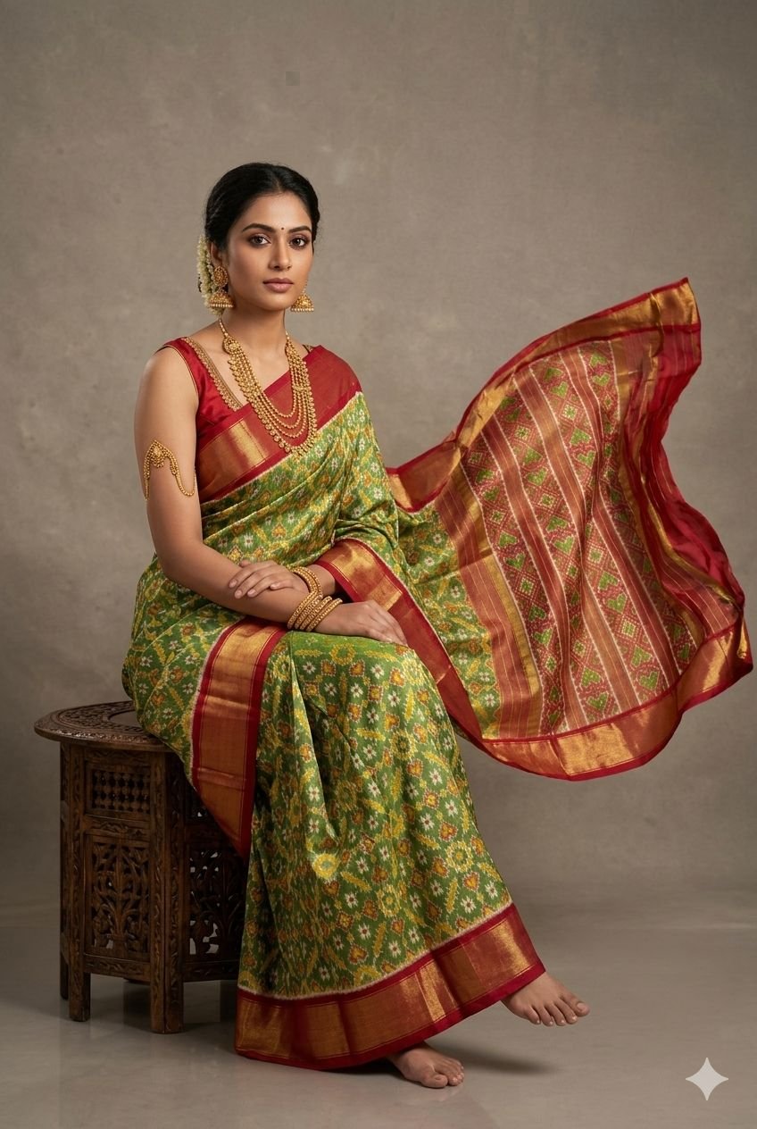 Full tissue designer saree - PUSNY25-FTHSICSCD-08