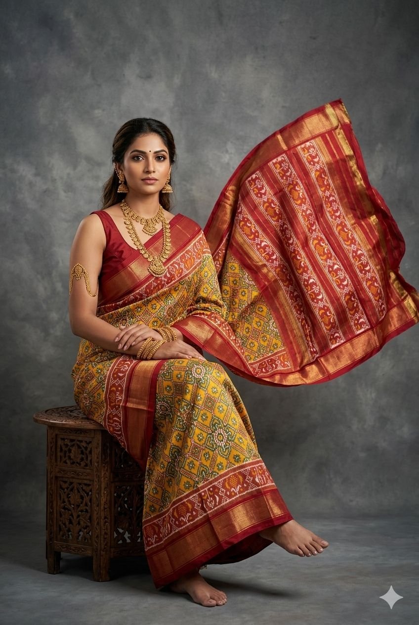 Full tissue designer saree - PUSNY25-FTHSICSCD-12