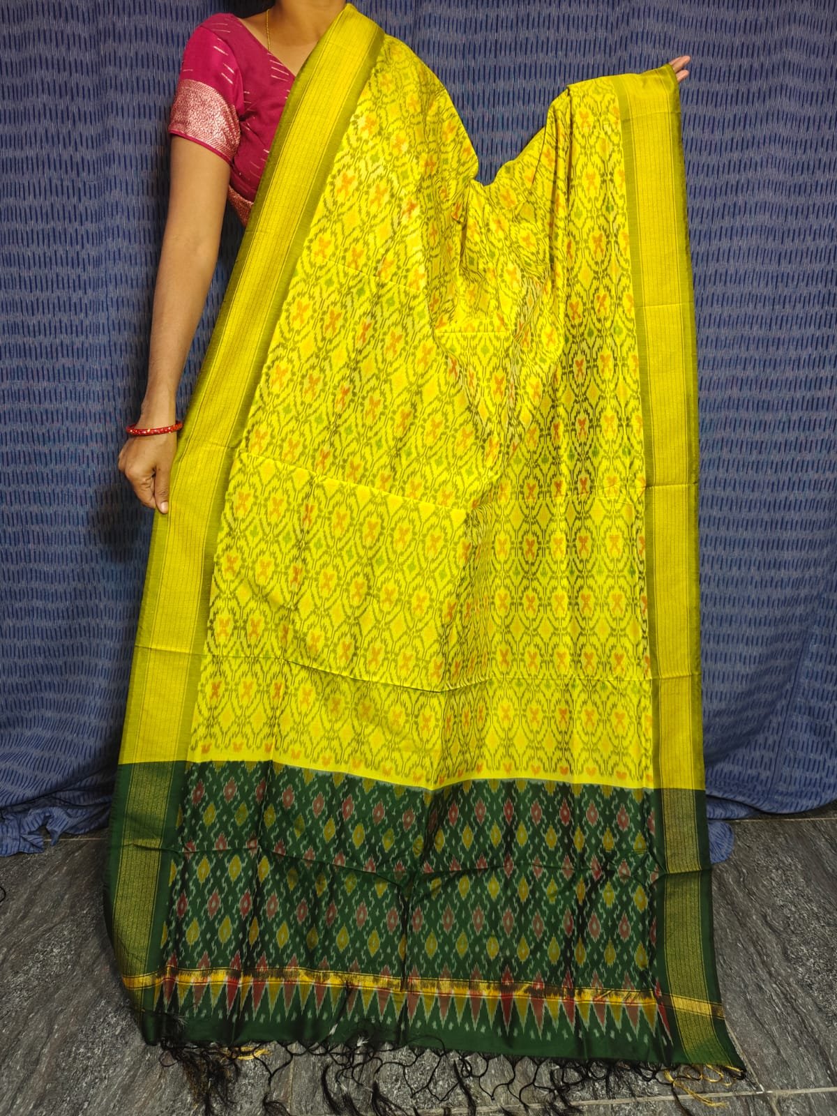 Ikat Dupatta - PGMRL04-ISCDDIXDC-14
