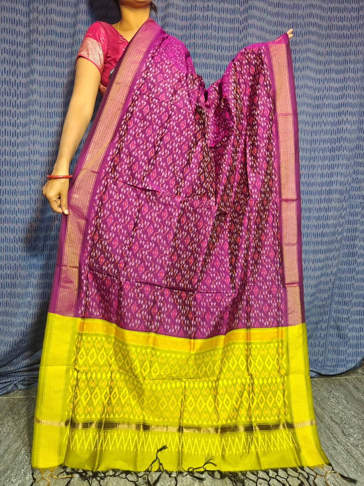 Ikat Dupatta - PGMRL04-ISCDDIXDC-21