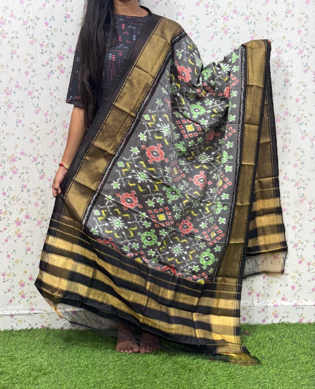 Ikat Dupatta - PSDHG17-ISDPDEZDD-07