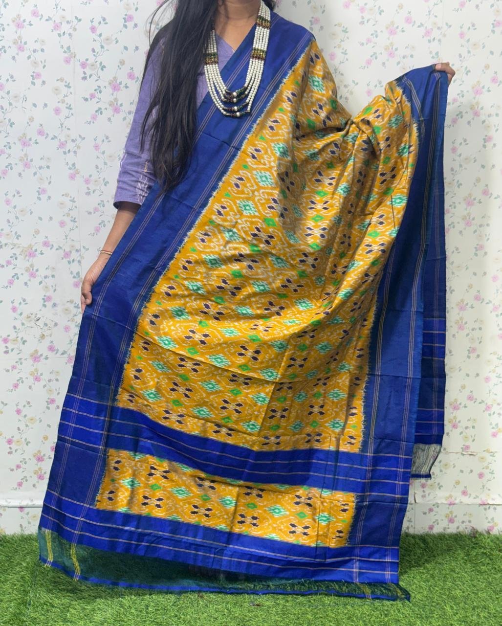 Ikat Dupatta - PSDHG17-ISDPDEZDD-09