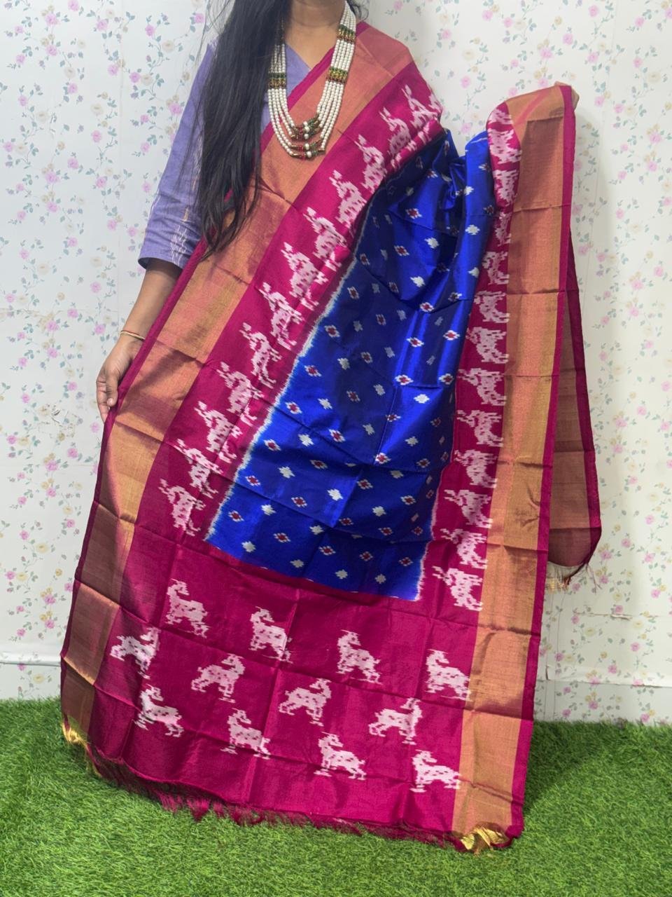 Ikat Dupatta - PSDHG17-ISDPDEZDD-11