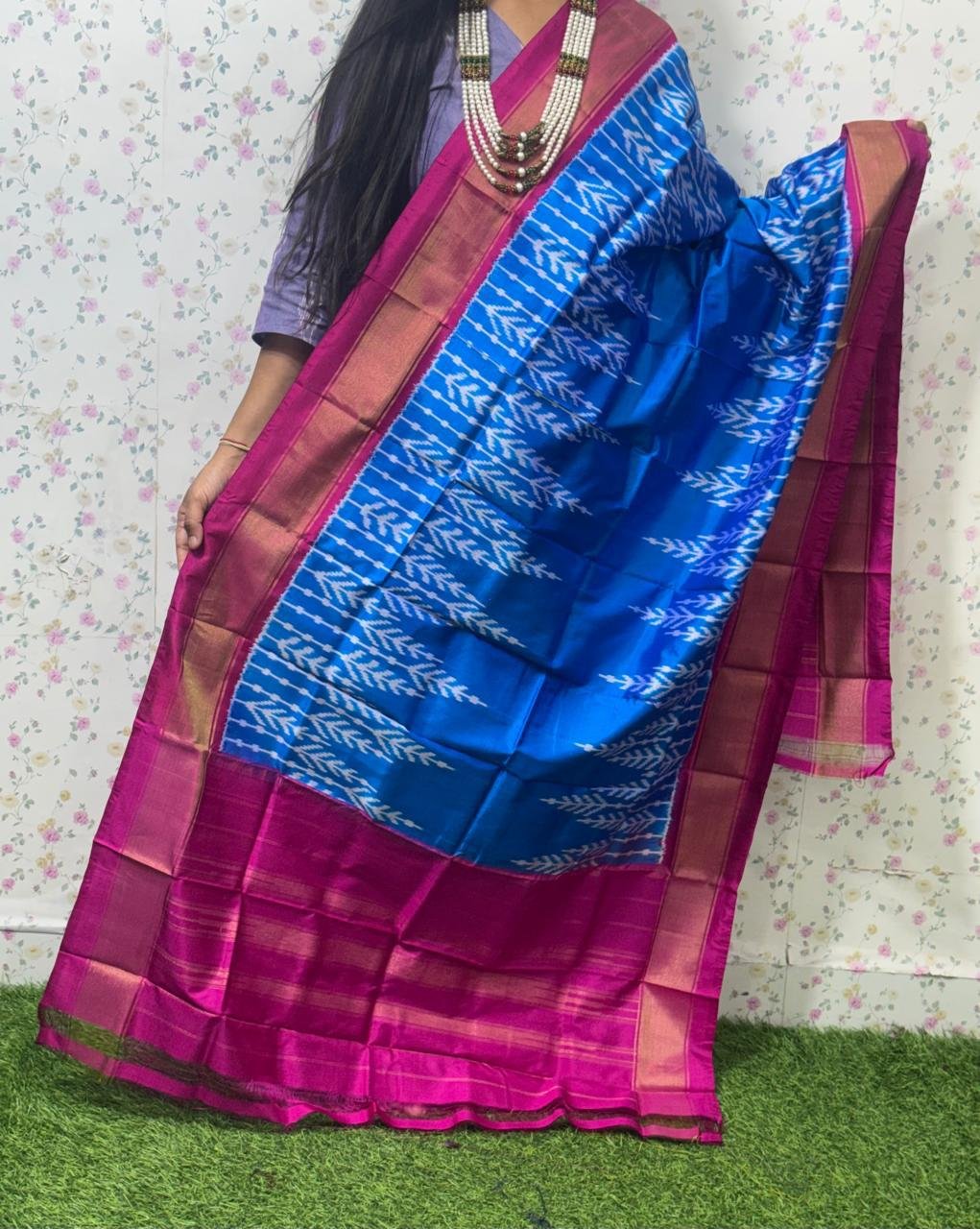 Ikat Dupatta - PSDHG17-ISDPDEZDD-12