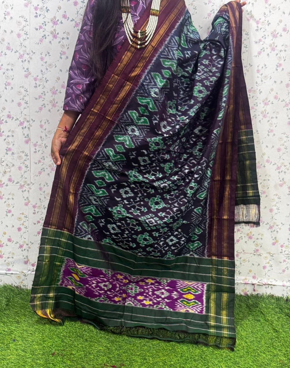 Ikat Dupatta - PSDHG21-ISDPDEZDD-12