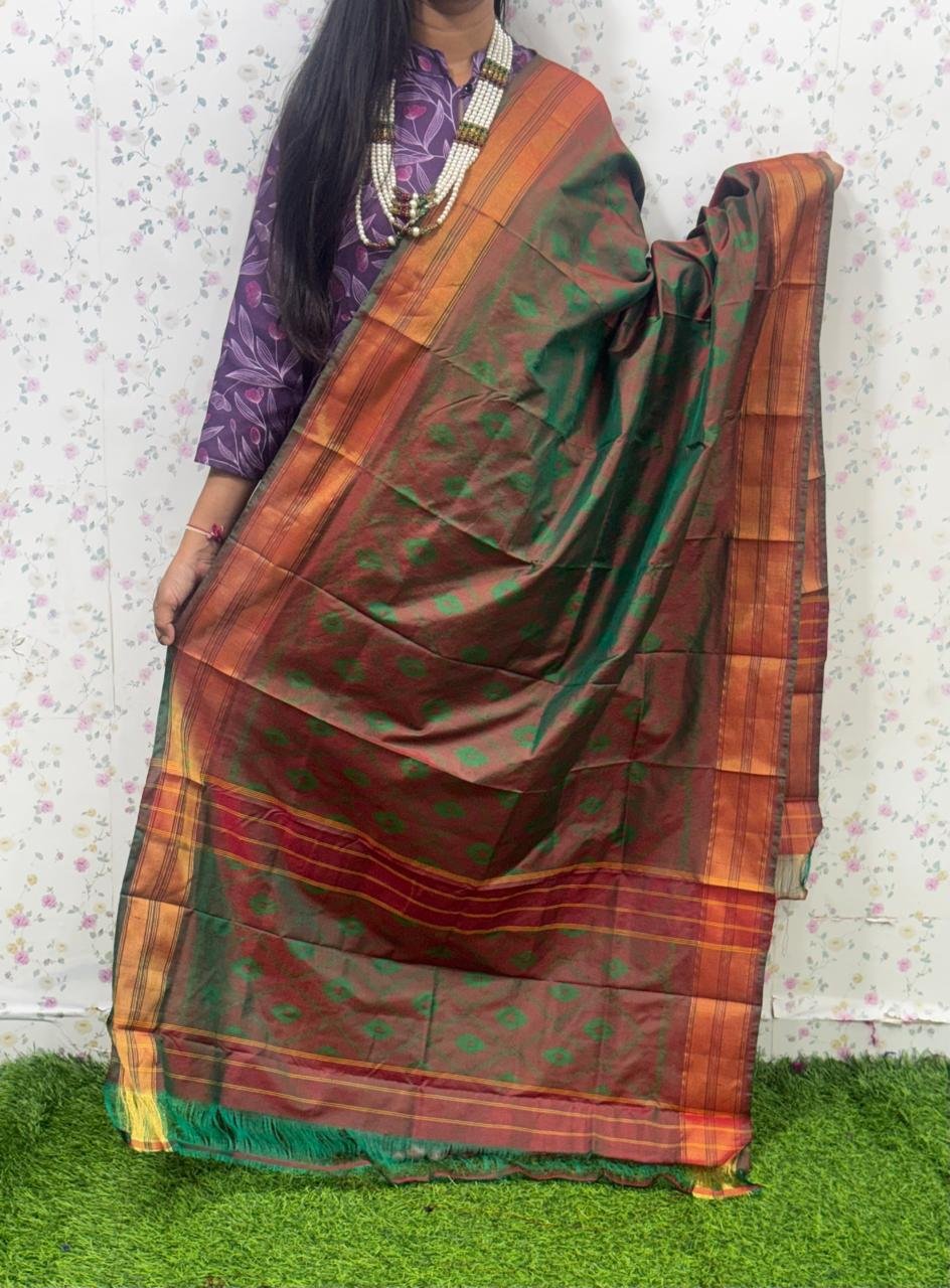 Ikat Dupatta - PSDHG21-ISDPDEZDD-13