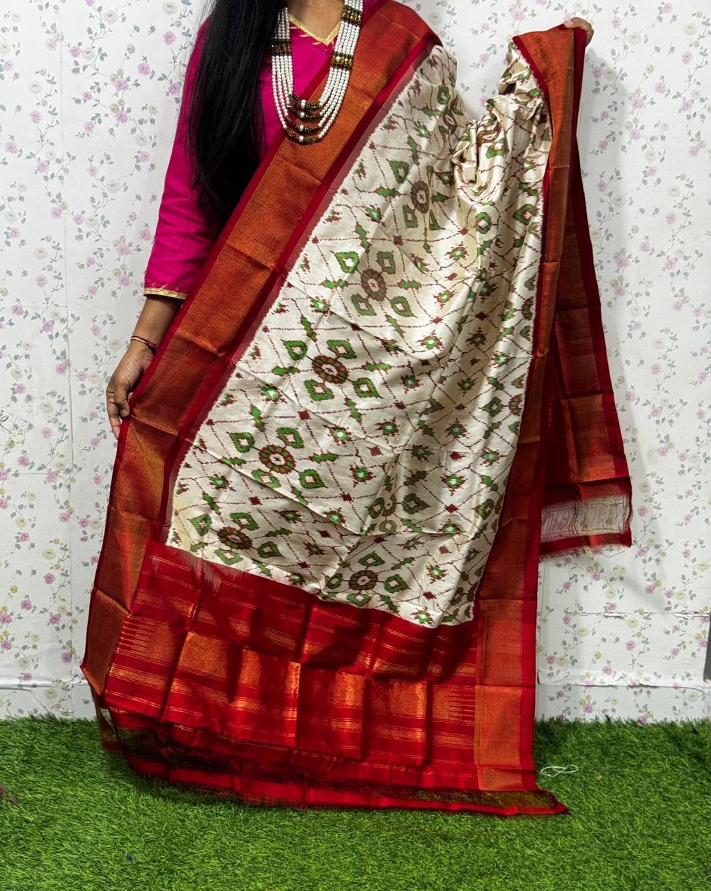 Ikat Dupatta - PSDHG21-ISDPDEZDD-18