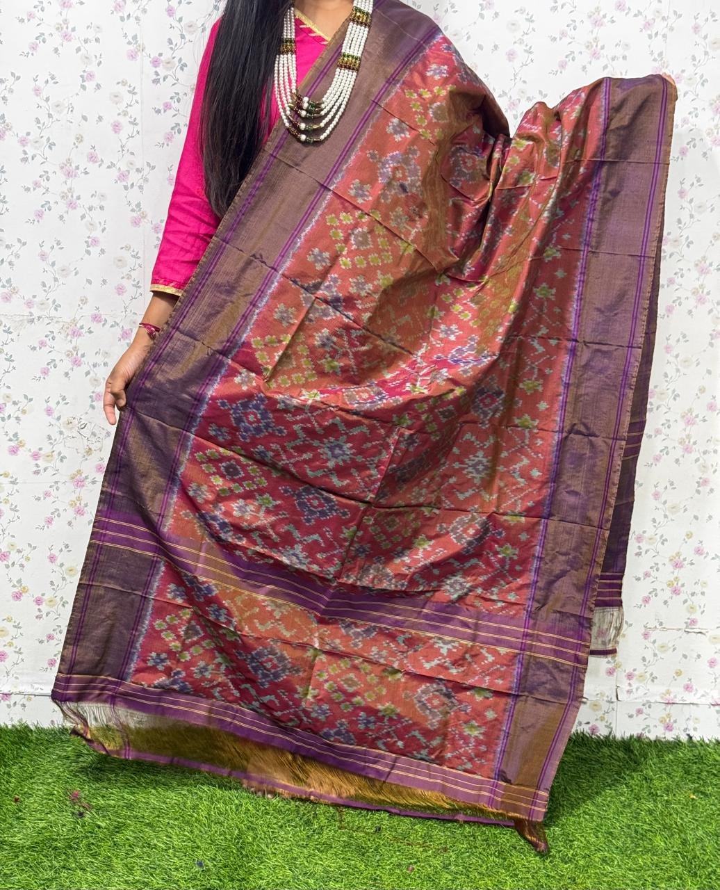 Ikat Dupatta - PSDHL04-ISDPDEZCD-01