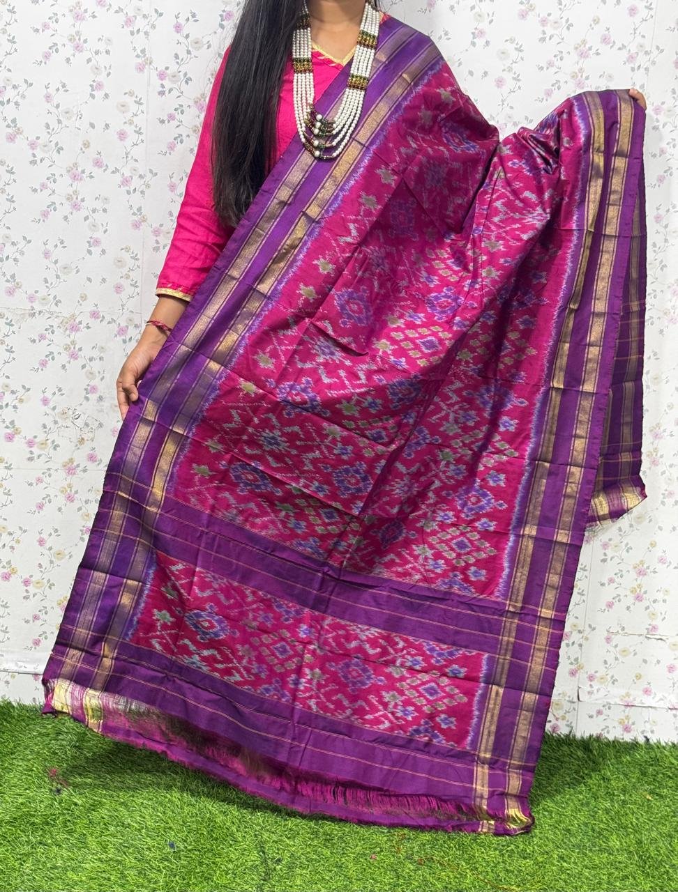 Ikat Dupatta - PSDHL04-ISDPDEZCD-10