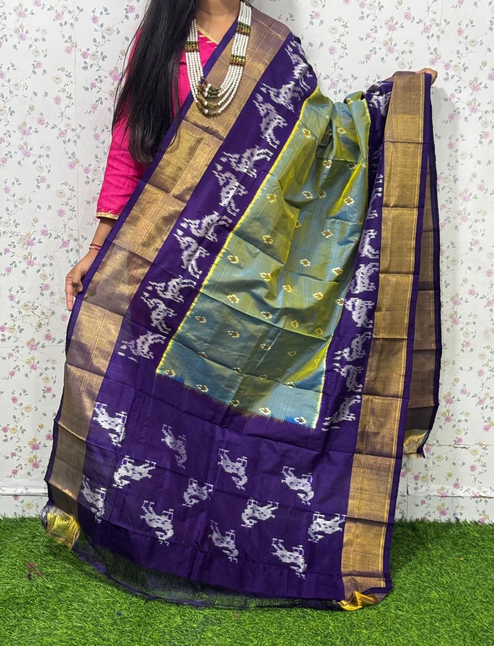 Ikat Dupatta - PSDHL04-ISDPDEZCD-26
