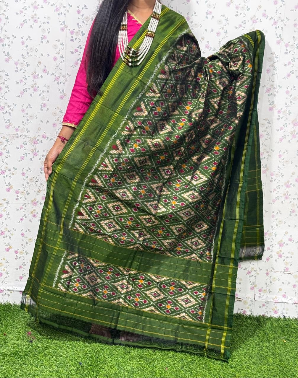 Ikat Dupatta - PSDHL04-ISDPDEZCD-39