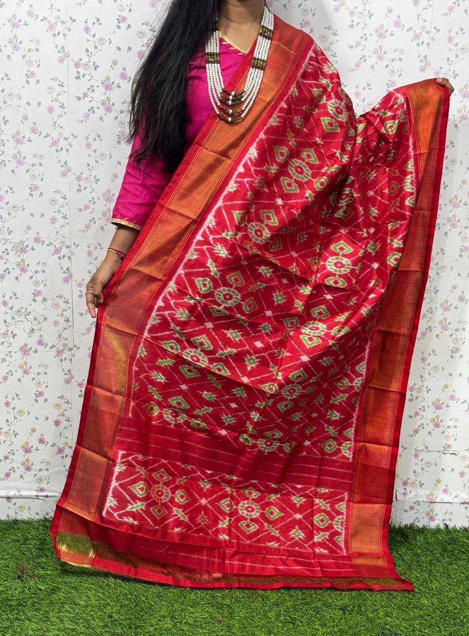 Ikat Dupatta - PSDHL04-ISDPDEZCD-44