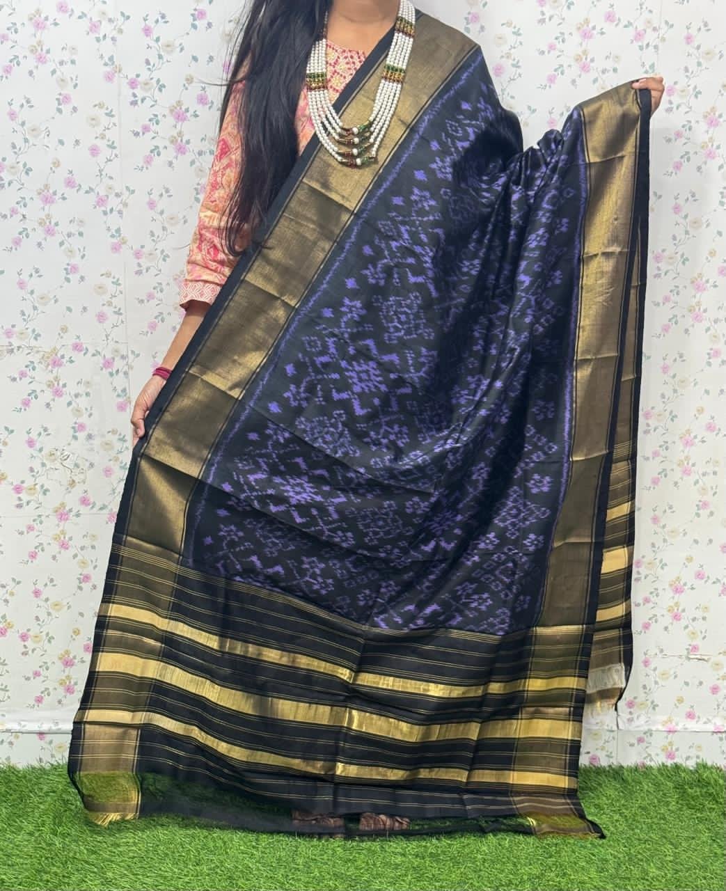 Ikat Dupatta - PSDHL21-ISDPDEZCD-13