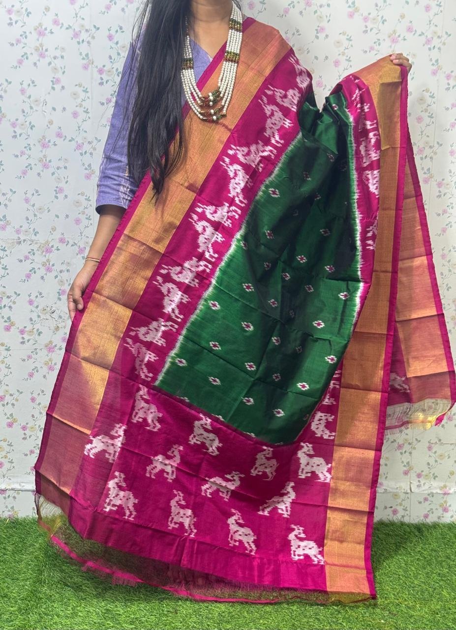 Ikat Dupatta - PSDHL21-ISDPDEZCD-24
