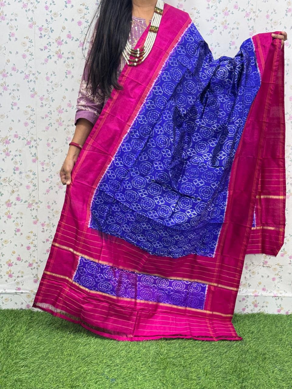 Ikat Dupatta - PSDHL21-ISDPDEZCD-30