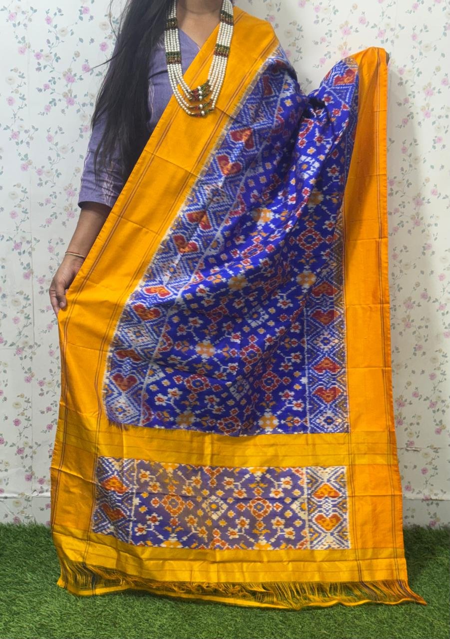 Ikat Dupatta - PSDHL21-ISDPDEZCD-40