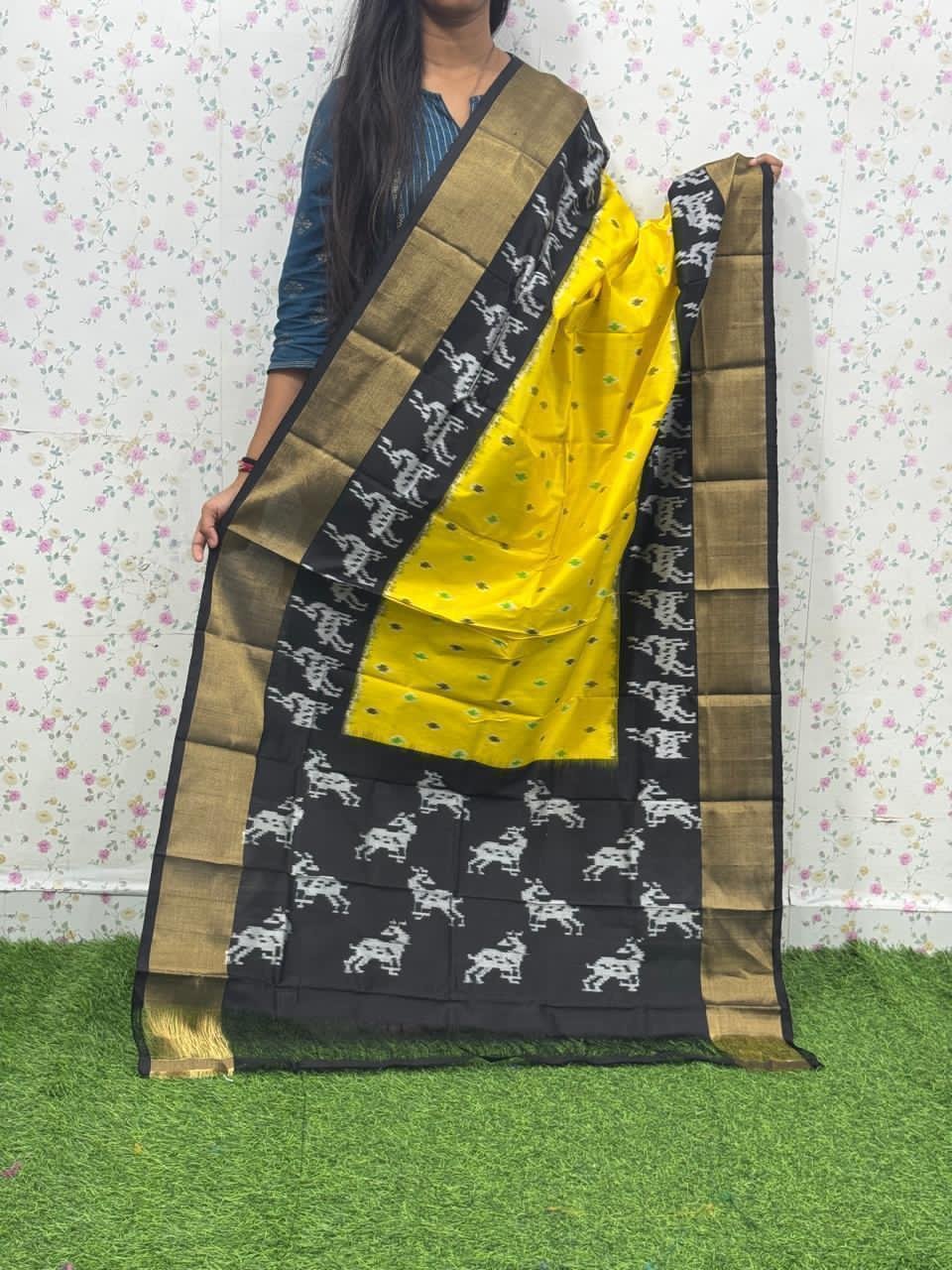 Ikat Dupatta - PSDHL31-ISDPDEZDD-07