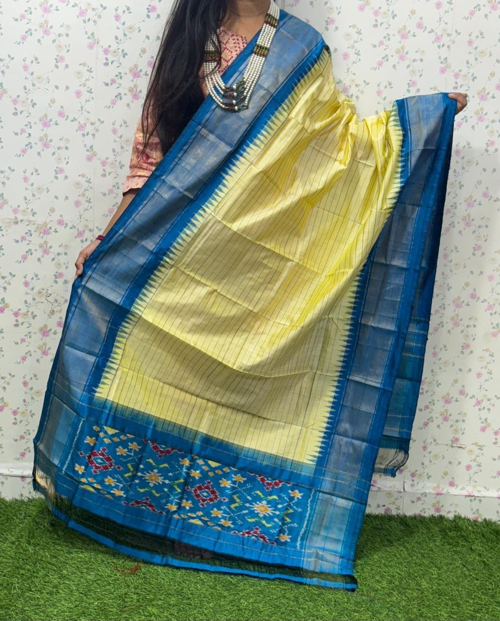 Ikat Dupatta - PSDHL31-ISDPDEZDD-09