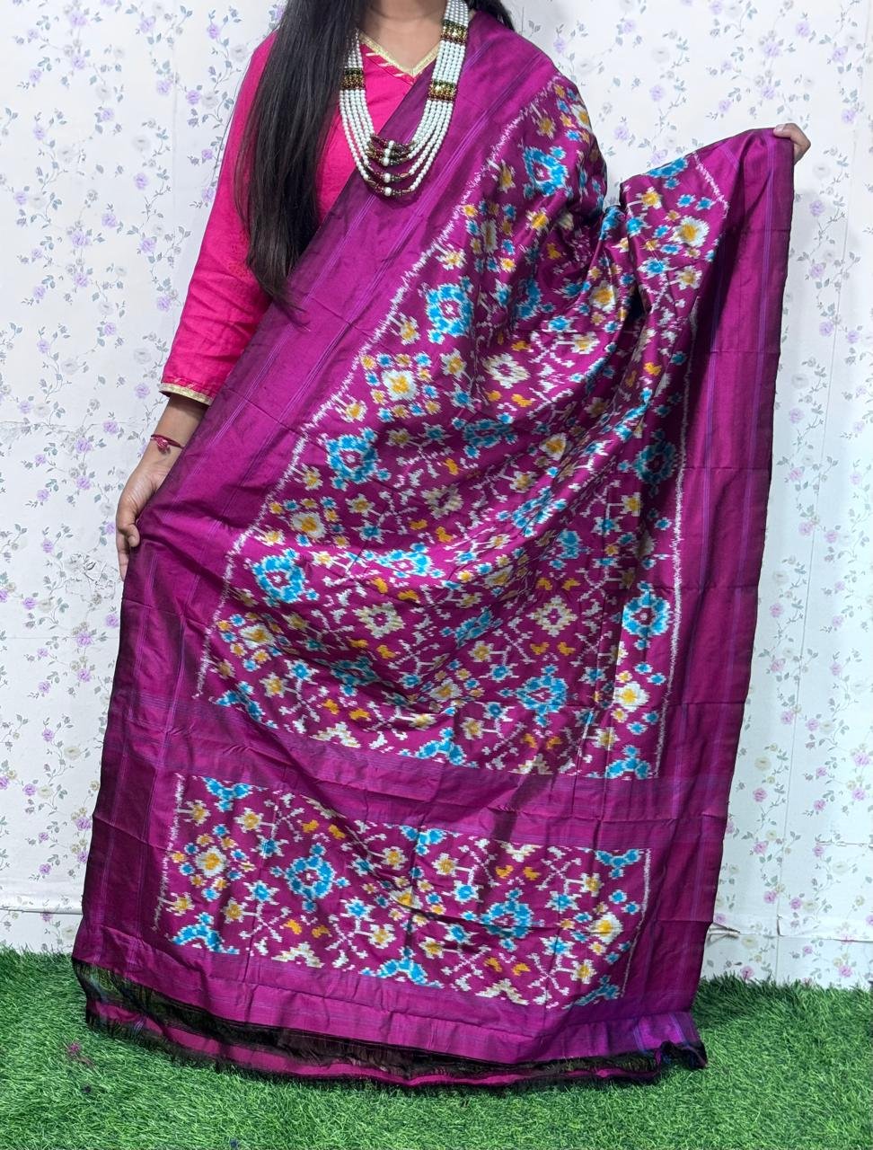 Ikat Dupatta - PSDHL31-ISDPDEZDD-42