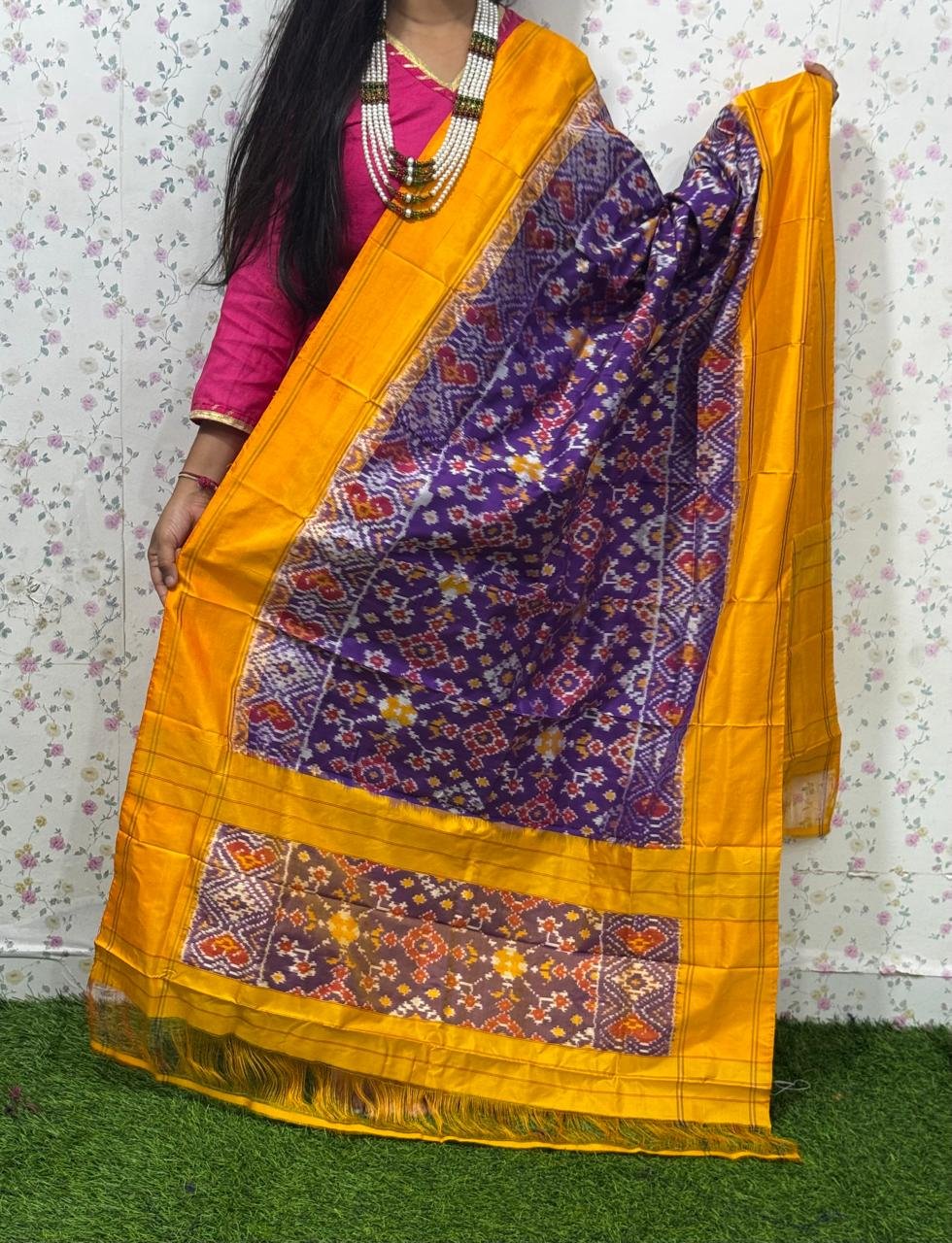 Ikat Dupatta - PSDHL31-ISDPDEZDD-70