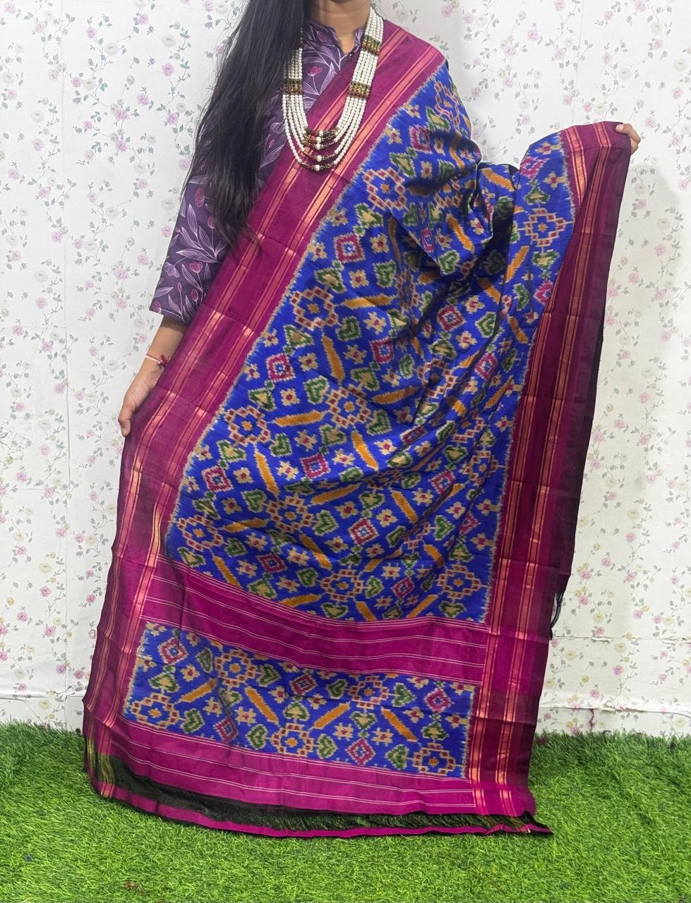 Ikat Dupatta - PSDHL31-ISDPDEZDD-82