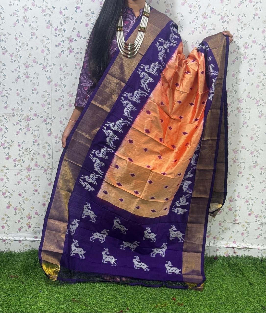 Ikat Dupatta - PSDHO07-ISDPCEZDC-38