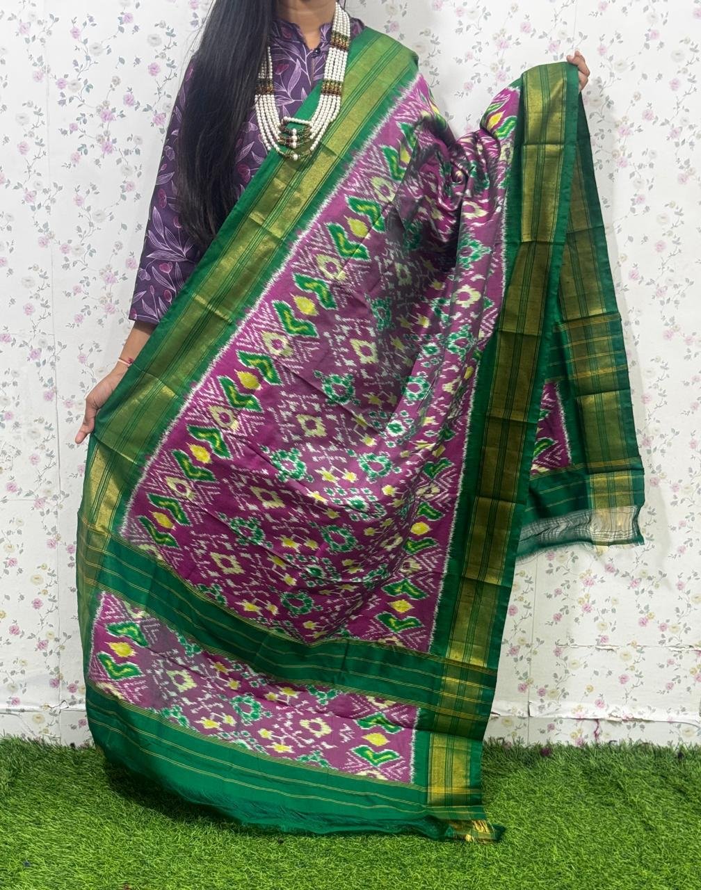 Ikat Dupatta - PSDHS06-ISDPDEZDD-20