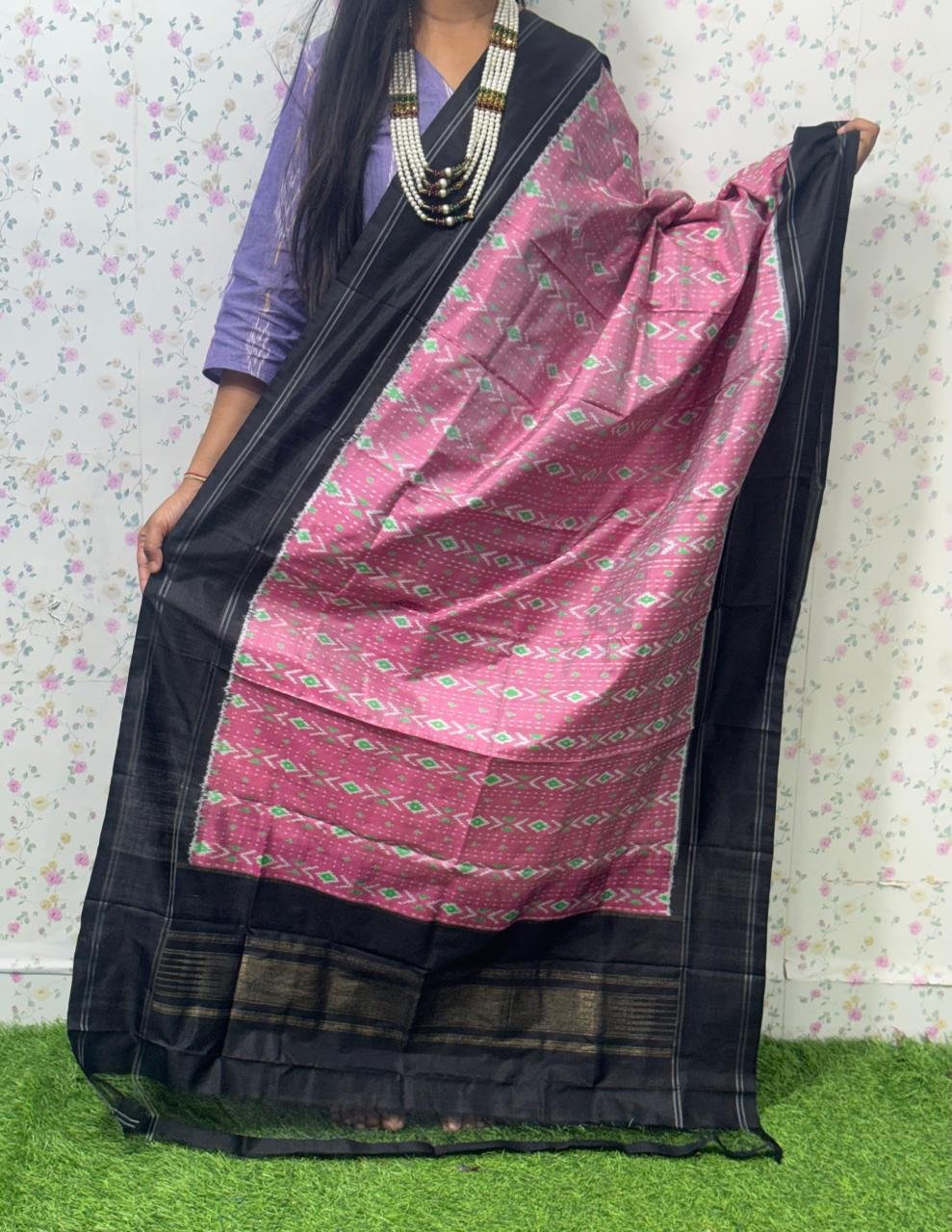 Ikat Dupatta - PSDHS06-ISDPDEZDD-40