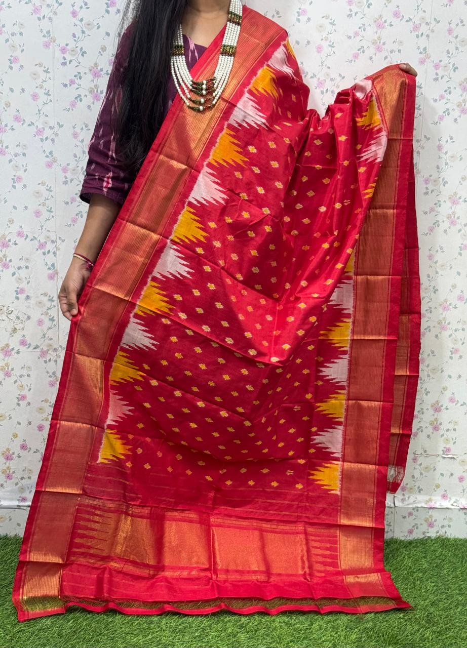 Ikat Dupatta - PSDHS28-ISDPDEZDD-14