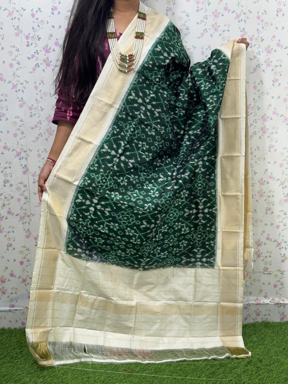 Ikat Dupatta - PSDHS28-ISDPDEZDD-18