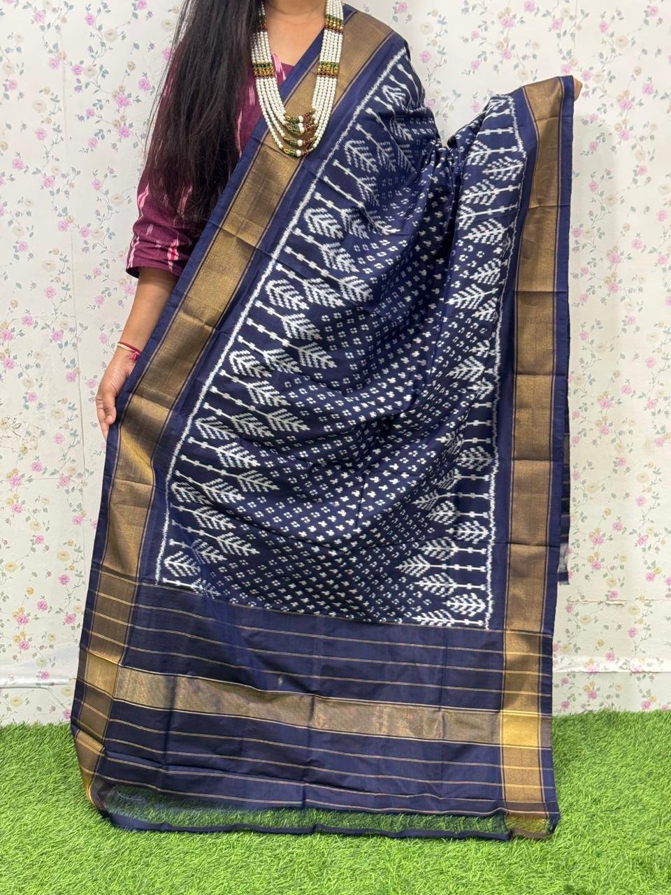 Ikat Dupatta - PSDHS28-ISDPDEZDD-21