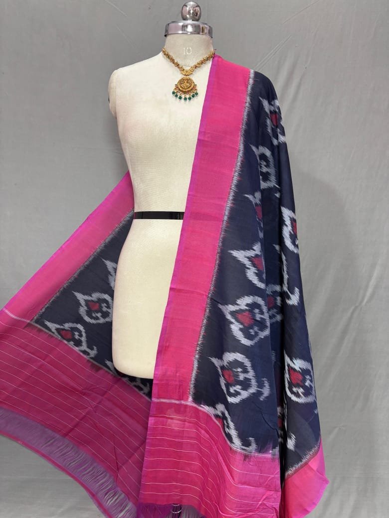 Ikat Dupatta - PSSIG18-ICDPCDNCD-04