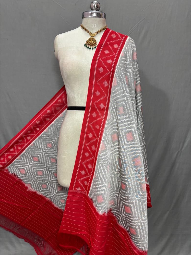 Ikat Dupatta - PSSIG18-ICDPCDNCD-10