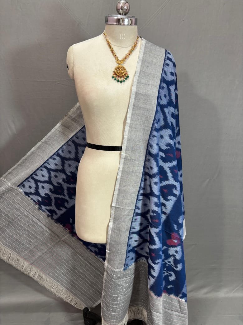 Ikat Dupatta - PSSIG18-ICDPCDNCD-24