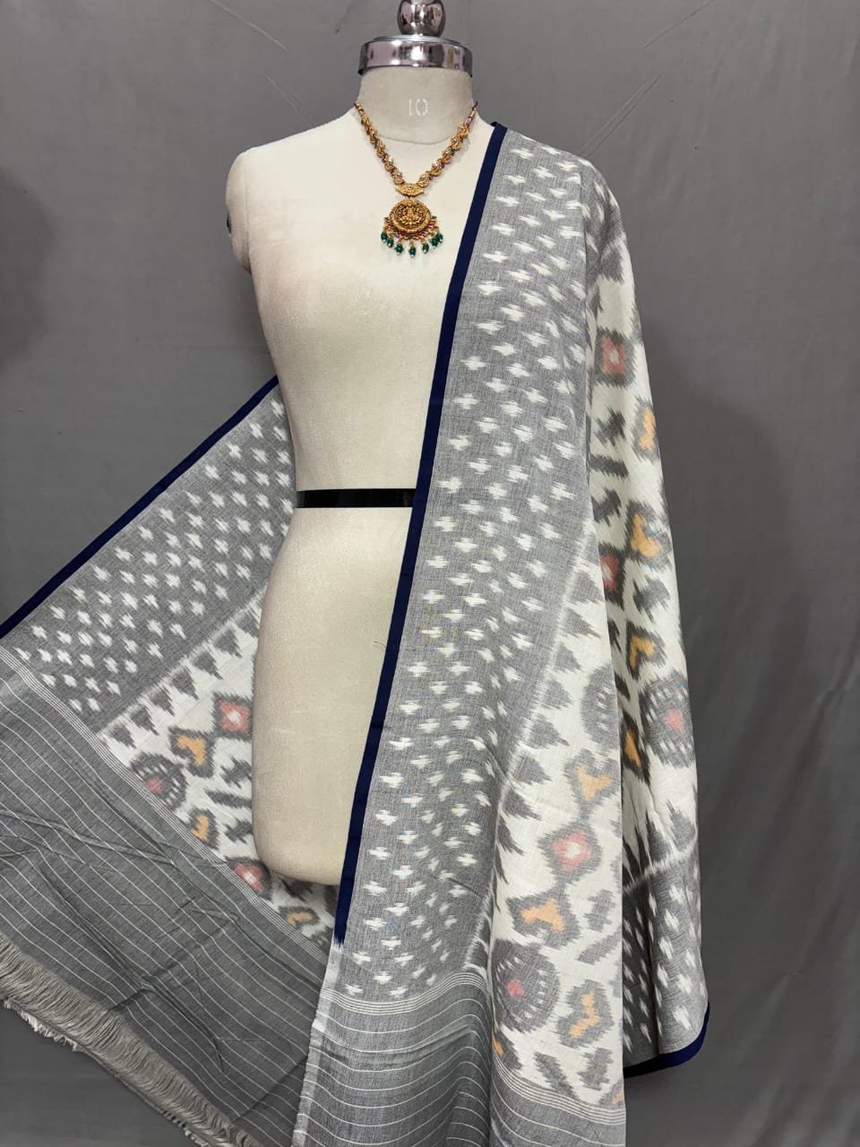 Ikat Dupatta - PSSIG18-ICDPCDNCD-25