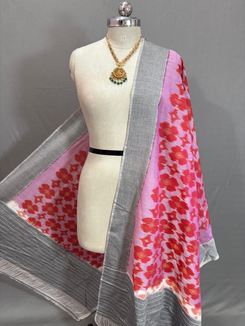 Ikat Dupatta - PSSIG18-ICDPCDNCD-26