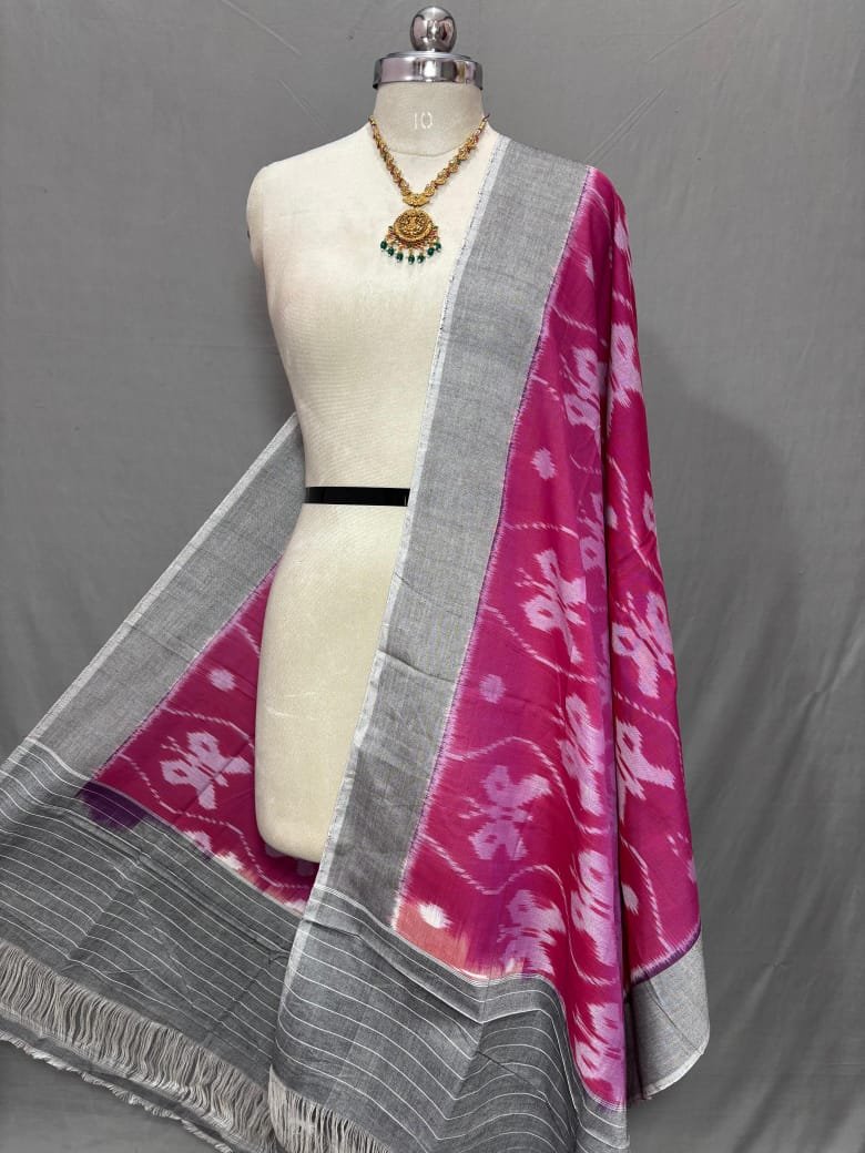 Ikat Dupatta - PSSIG18-ICDPCDNCD-28