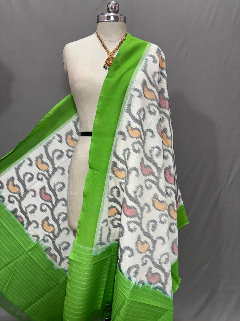 Ikat Dupatta - PSSIG18-ICDPCDNCD-32