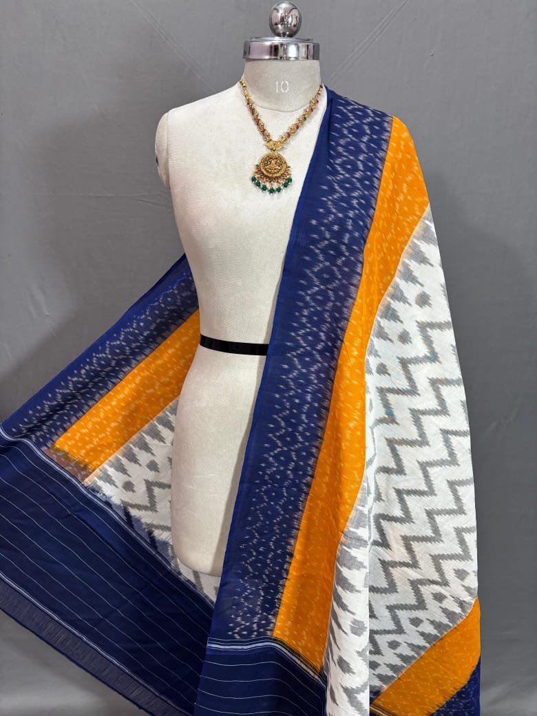 Ikat Dupatta - PSSIG18-ICDPCDNCD-34
