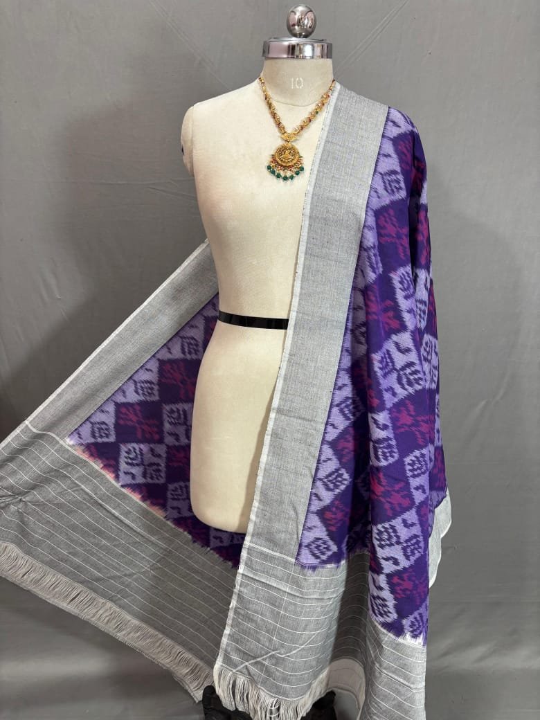 Ikat Dupatta - PSSIG18-ICDPCDNCD-36