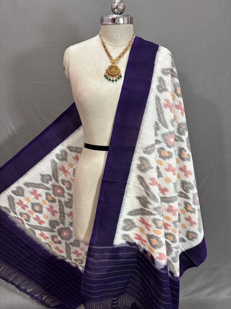 Ikat Dupatta - PSSIG18-ICDPCDNCD-38